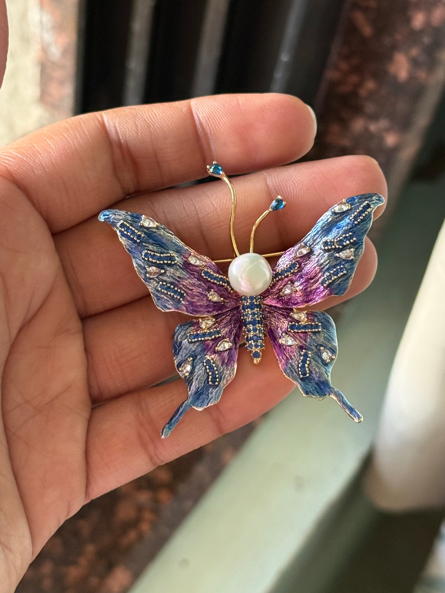 Violet Twilight Brooch