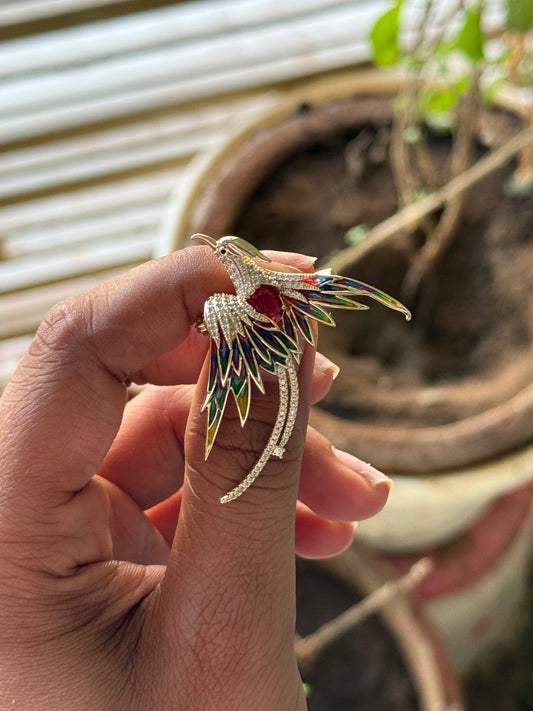Firebird Flight Brooch