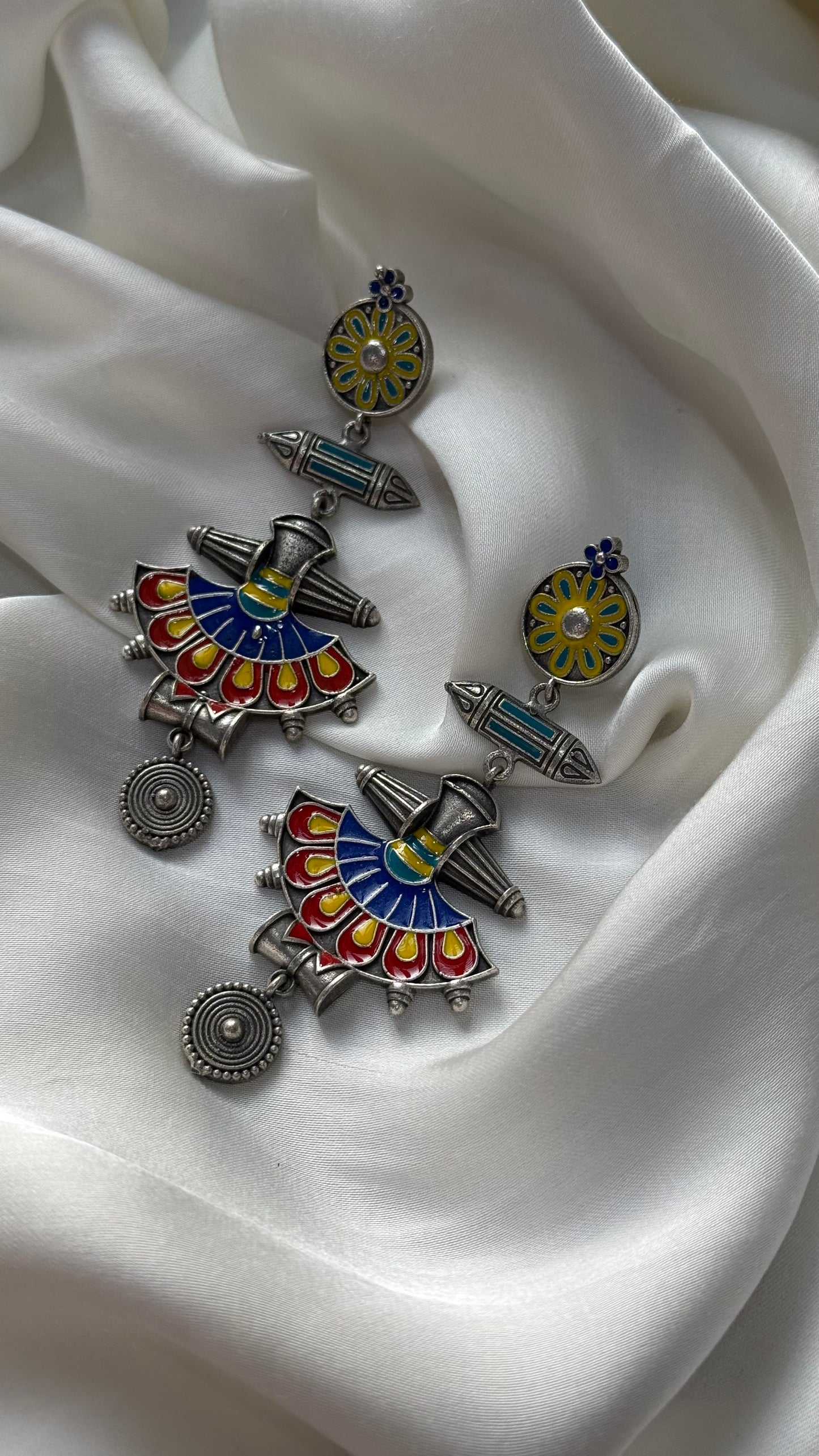 Rangtara Folk Art Earrings