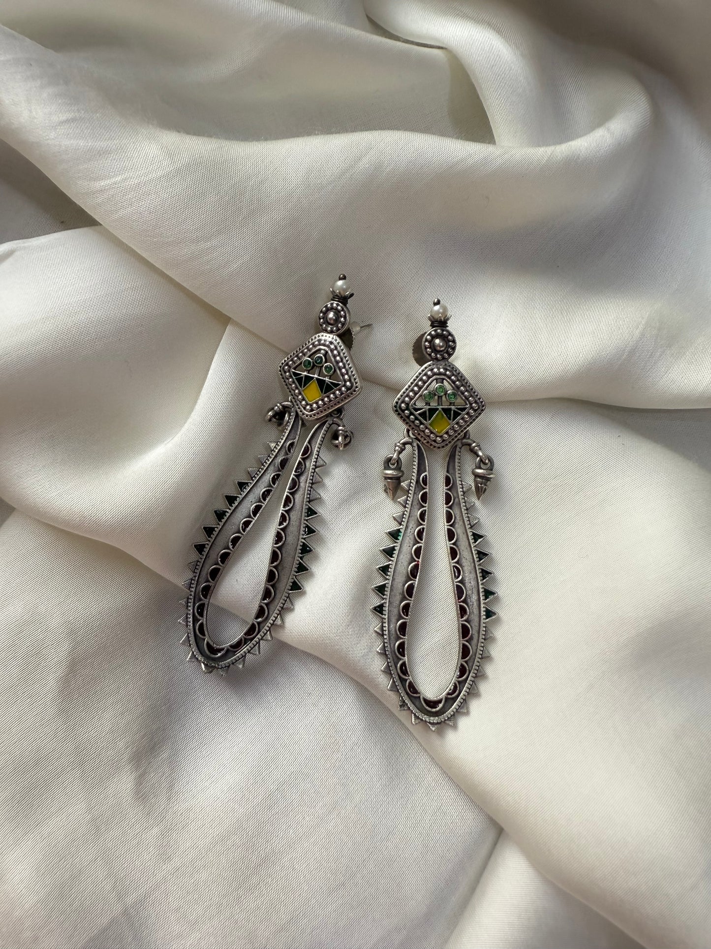 Ziva Tribal Loop Earrings