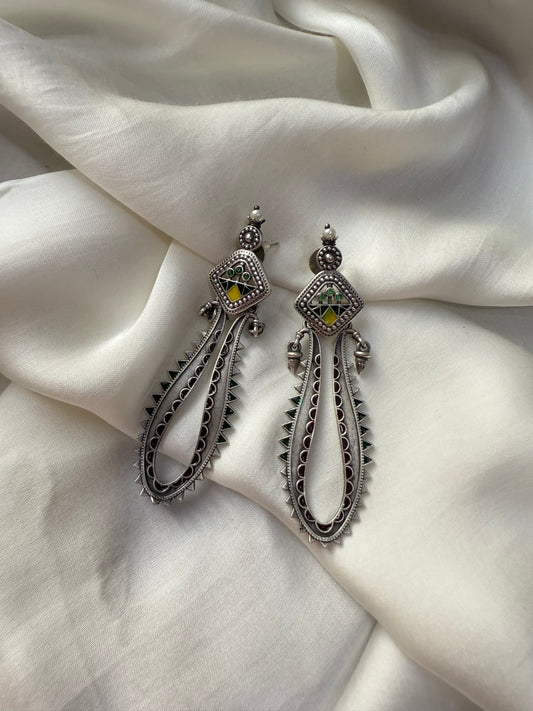 Ziva Tribal Loop Earrings