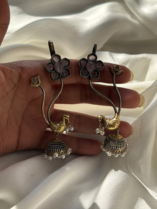 The Vrinda Garden Ear Cuffs