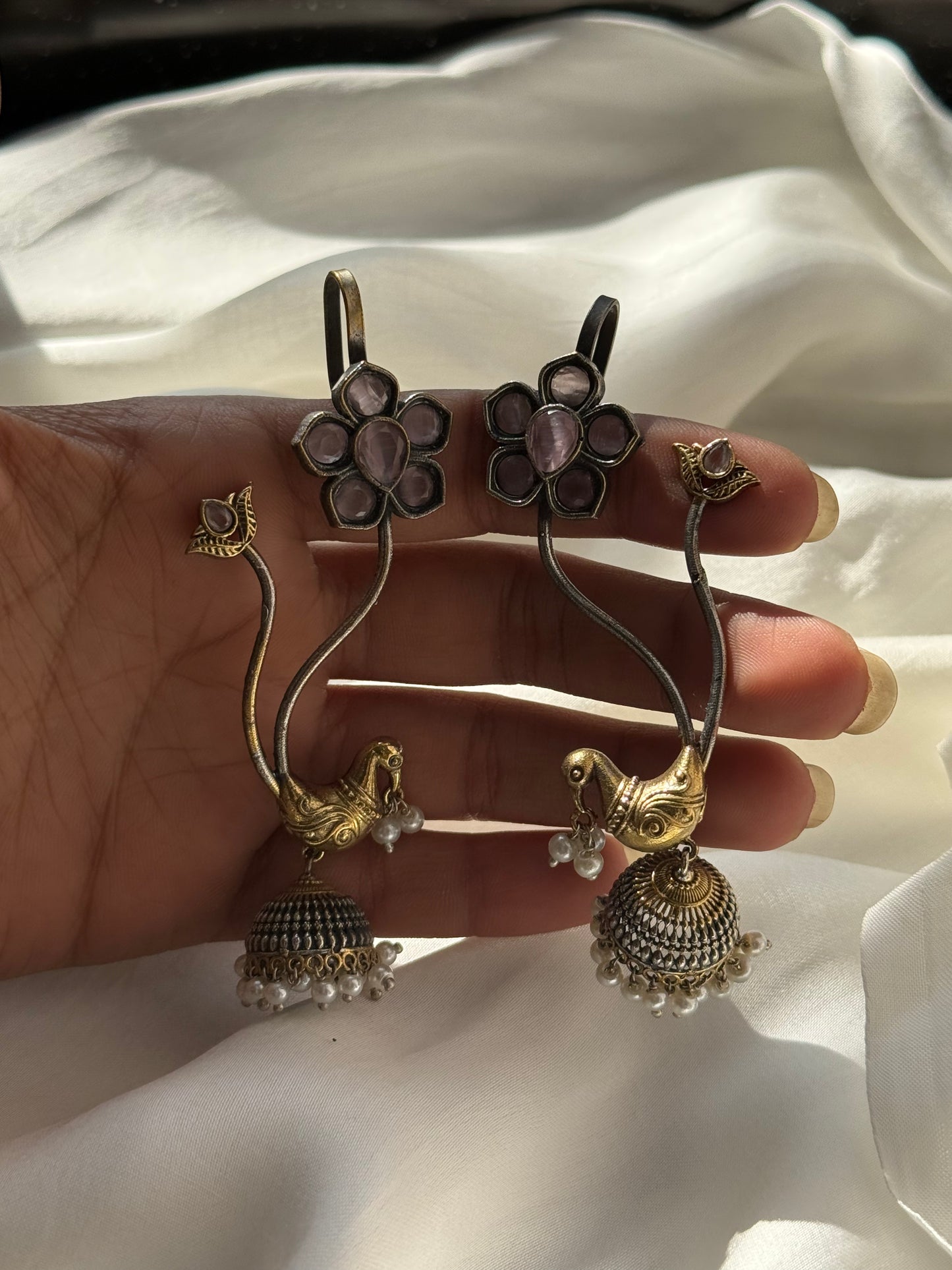 The Vrinda Garden Ear Cuffs