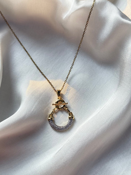 Modern Chunky O-Ring Necklace