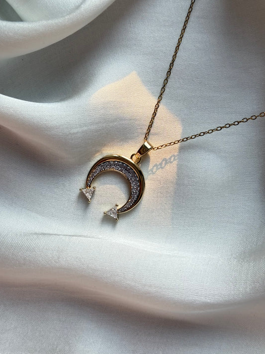 Moon Pendant Necklace