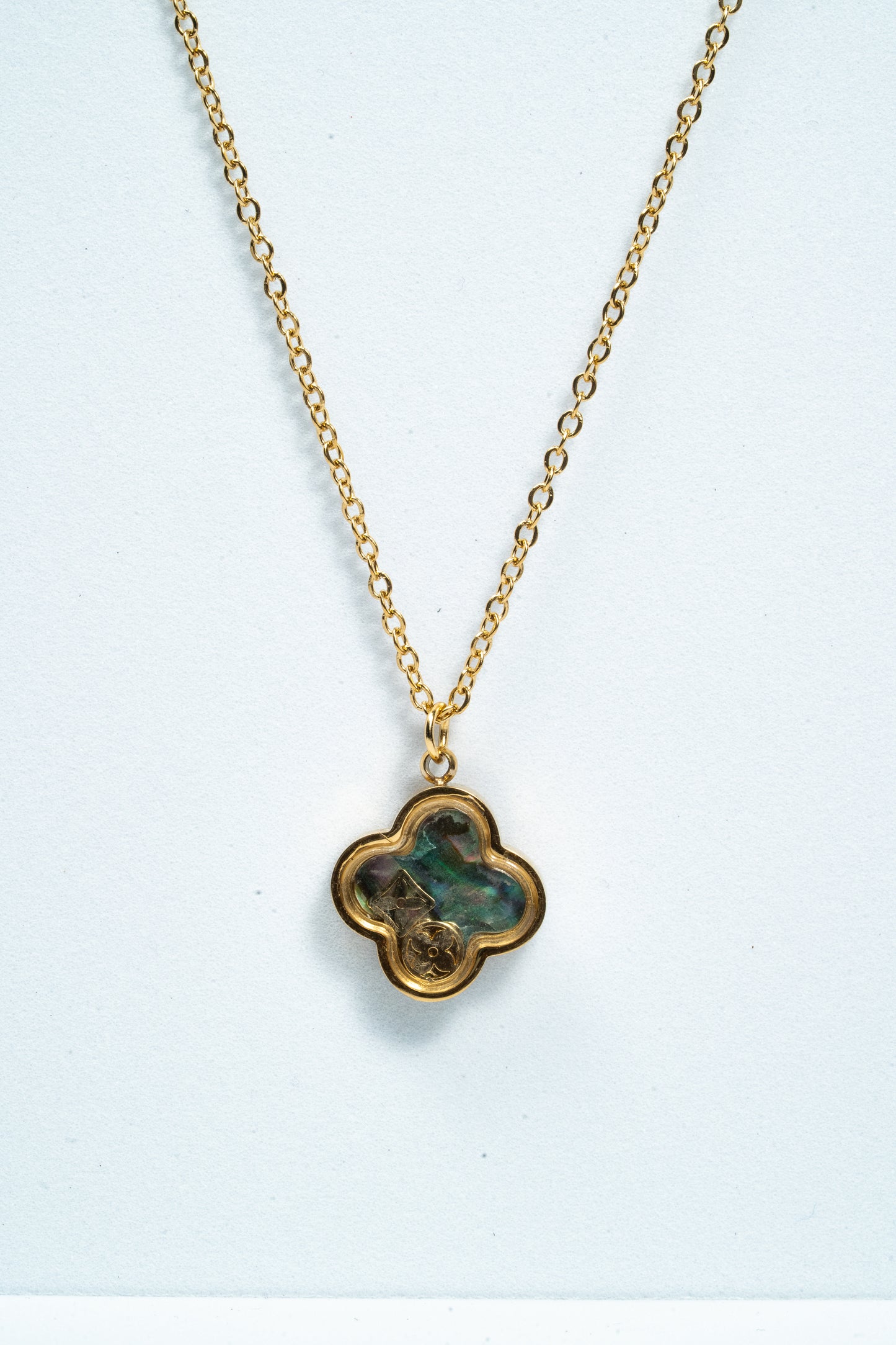Mystic Clover Pendant Necklace