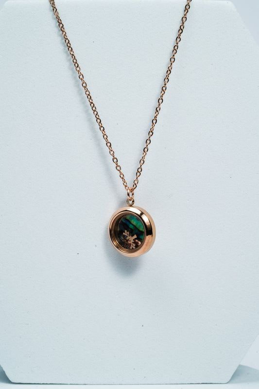Ocean Bloom Abalone Pendant Necklace