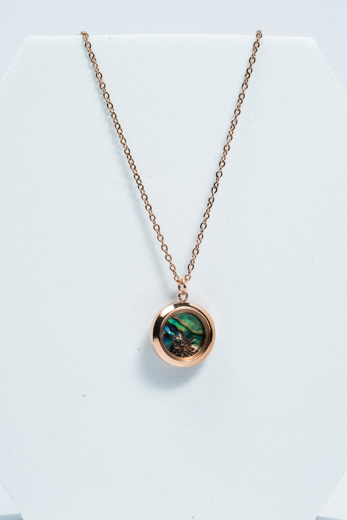 Ocean Bloom Abalone Pendant Necklace