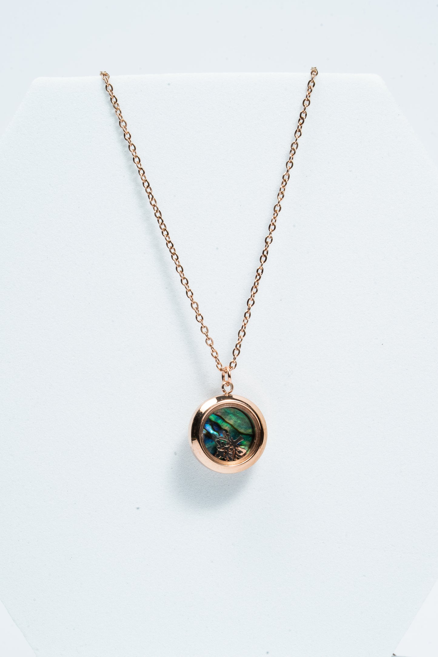 Ocean Bloom Abalone Pendant Necklace