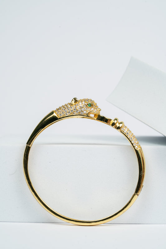 Emerald Panther Cuff