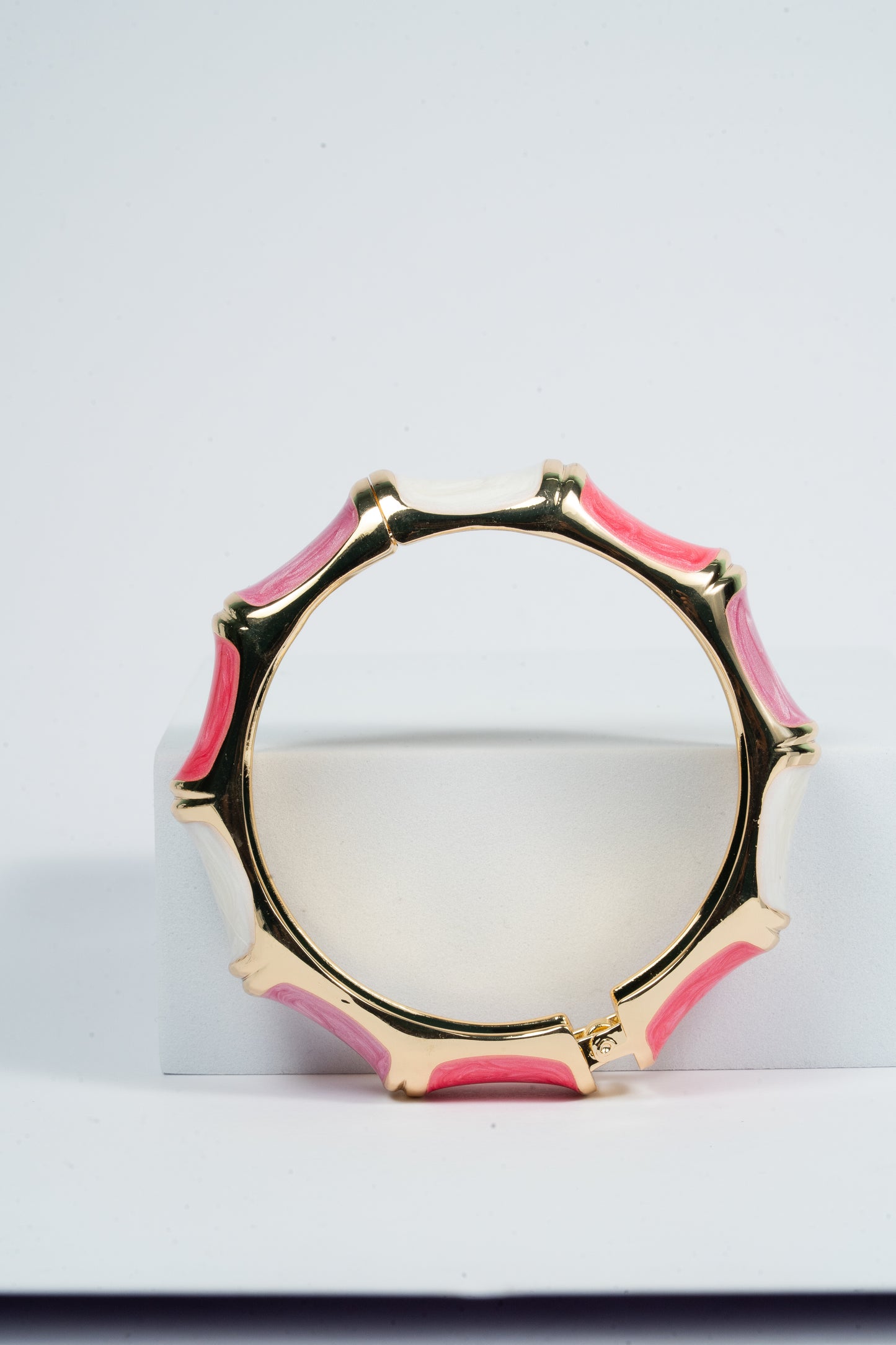 Cotton Candy Crush Enamel Bangle