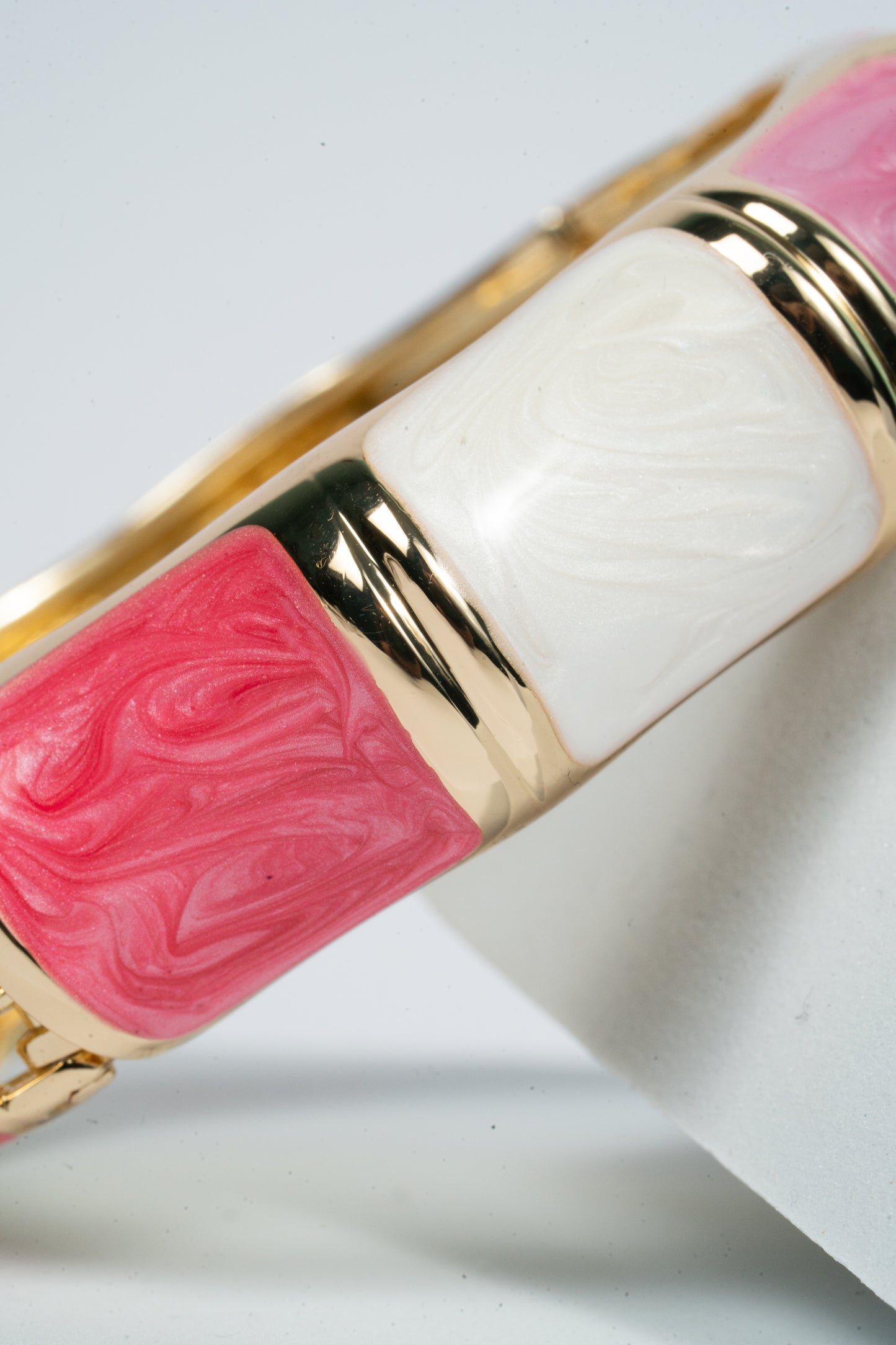 Cotton Candy Crush Enamel Bangle