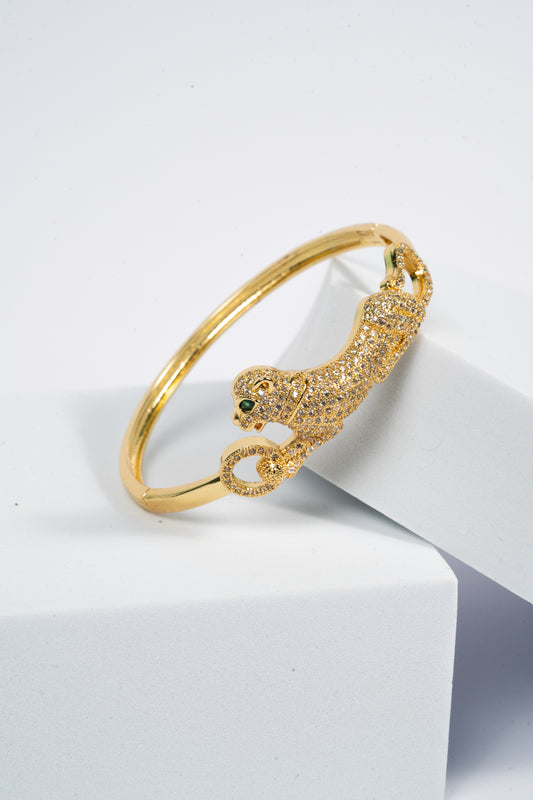 Wild Grace Panther Bangle