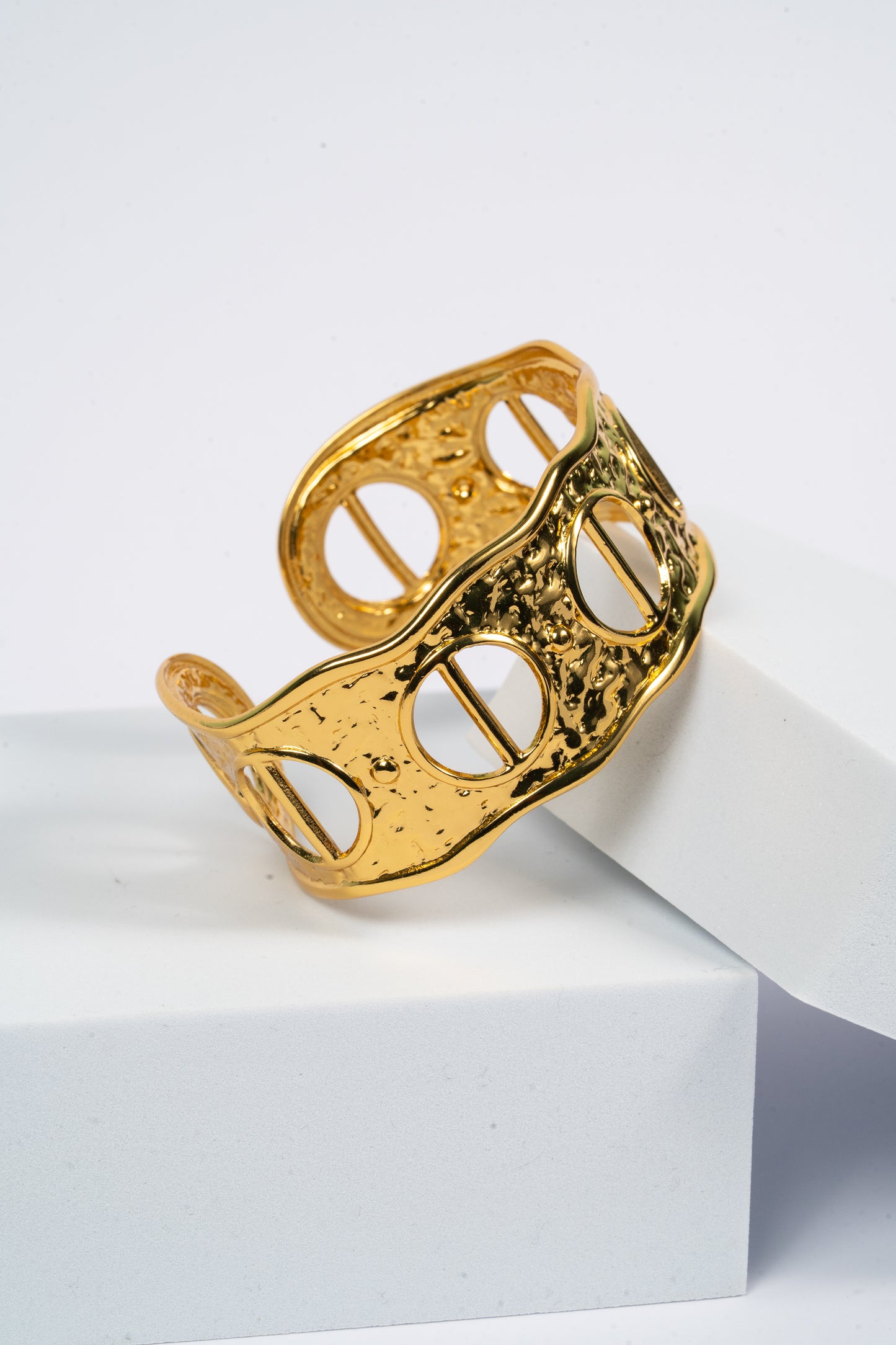 Eclipse Sculpted Cuff Bracelet