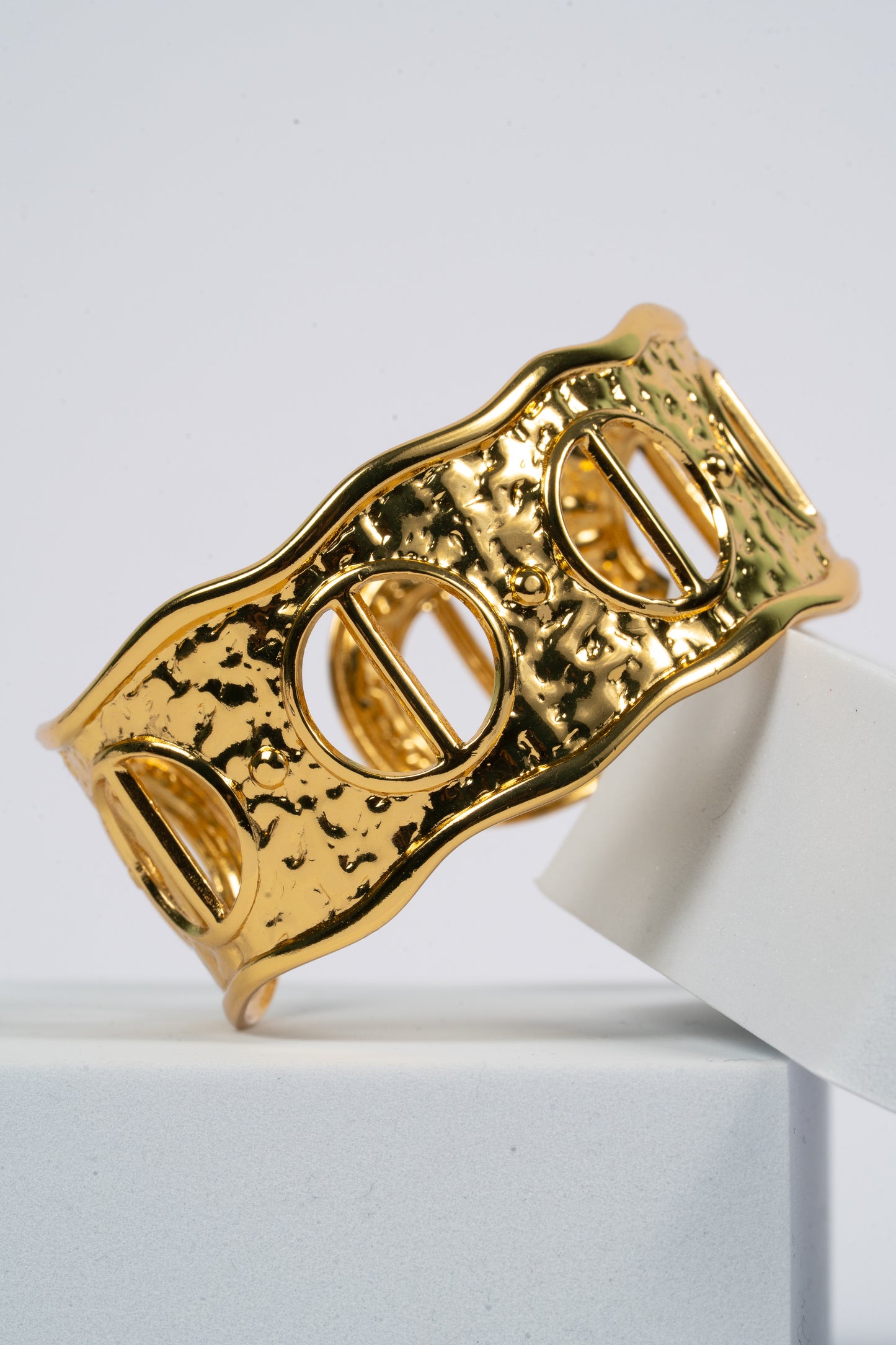 Eclipse Sculpted Cuff Bracelet