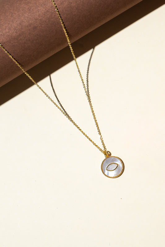 The Middle White Eye Necklace
