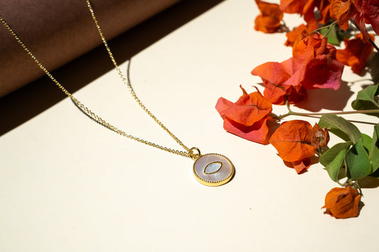 The Middle White Eye Necklace