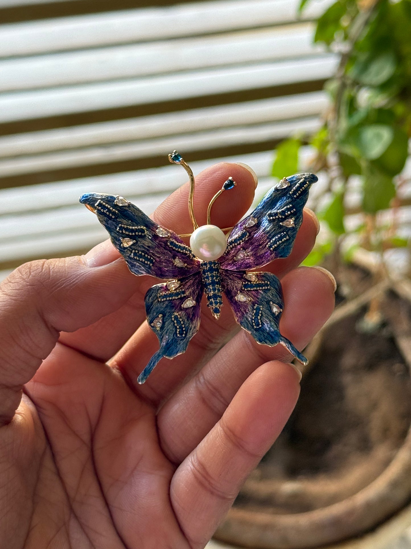Violet Twilight Brooch