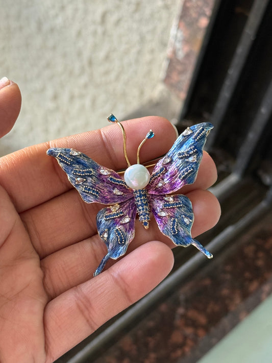 Violet Twilight Brooch