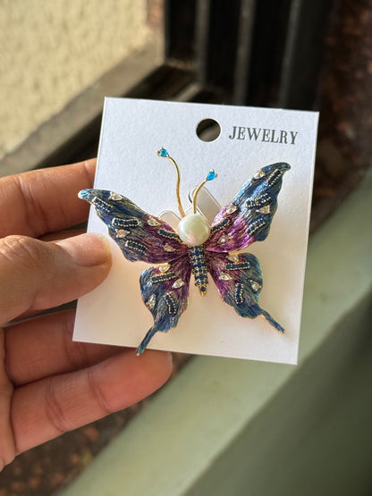 Violet Twilight Brooch