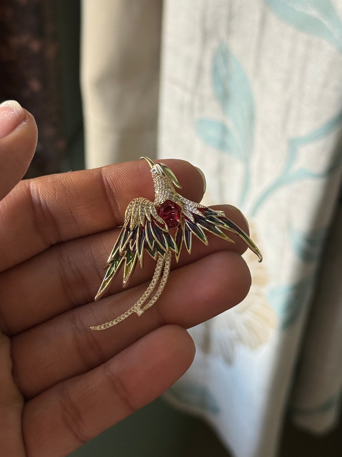 Firebird Flight Brooch
