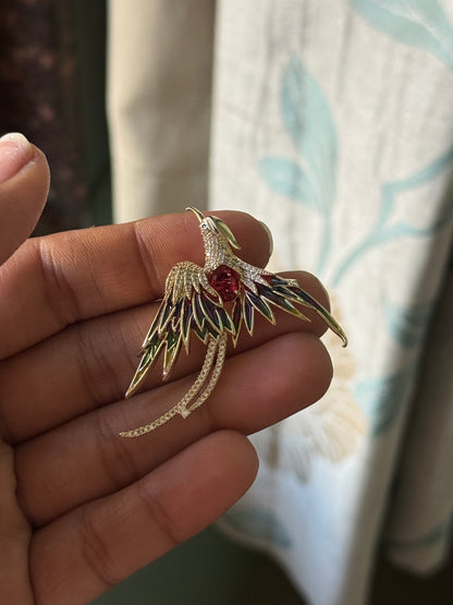 Firebird Flight Brooch