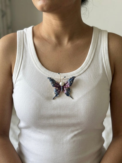 Violet Twilight Brooch