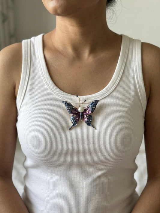 Violet Twilight Brooch