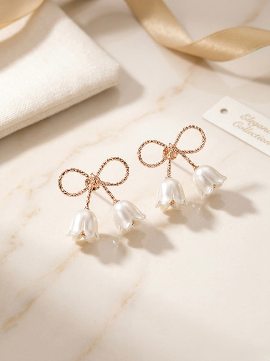 Lily Bows Earrings