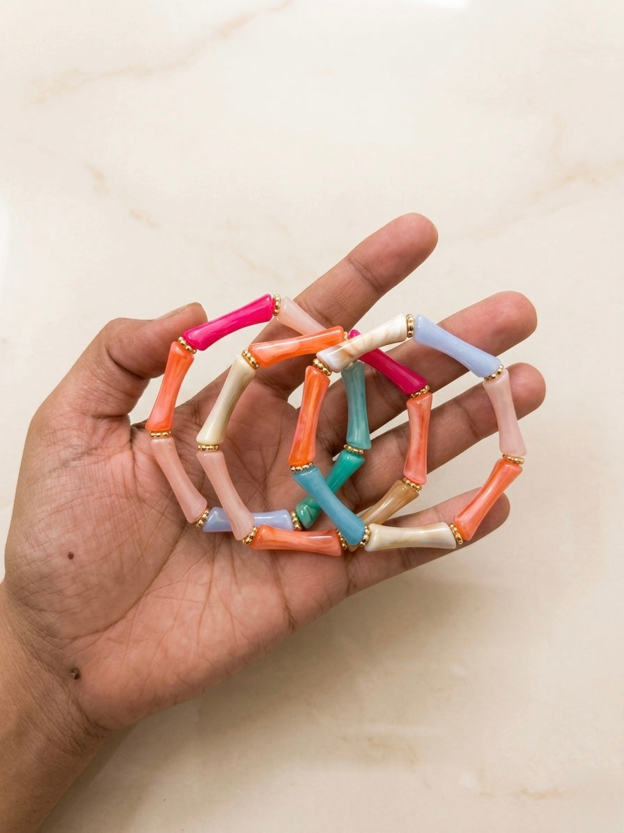 Viral Acrylic Bracelet Stack