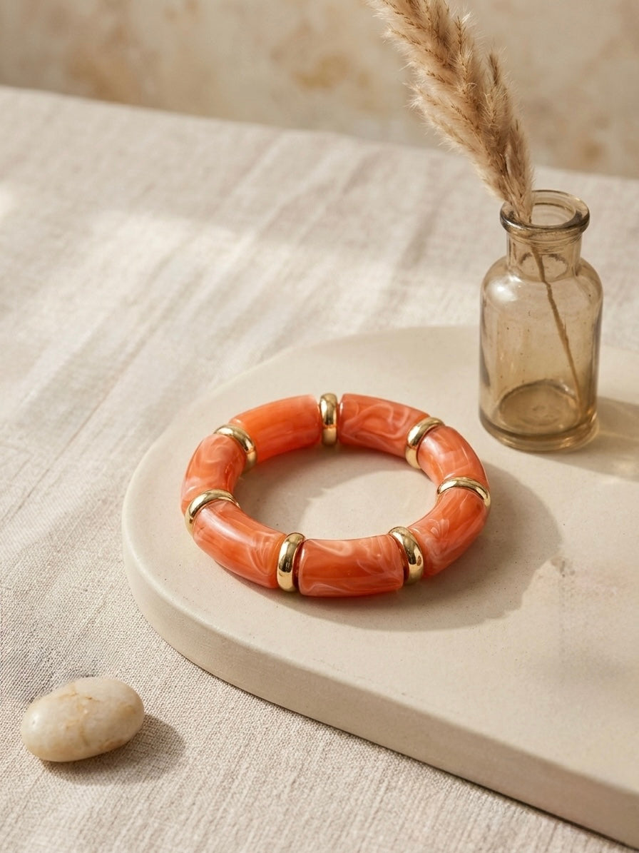 Viral Retro Acrylic Bracelet