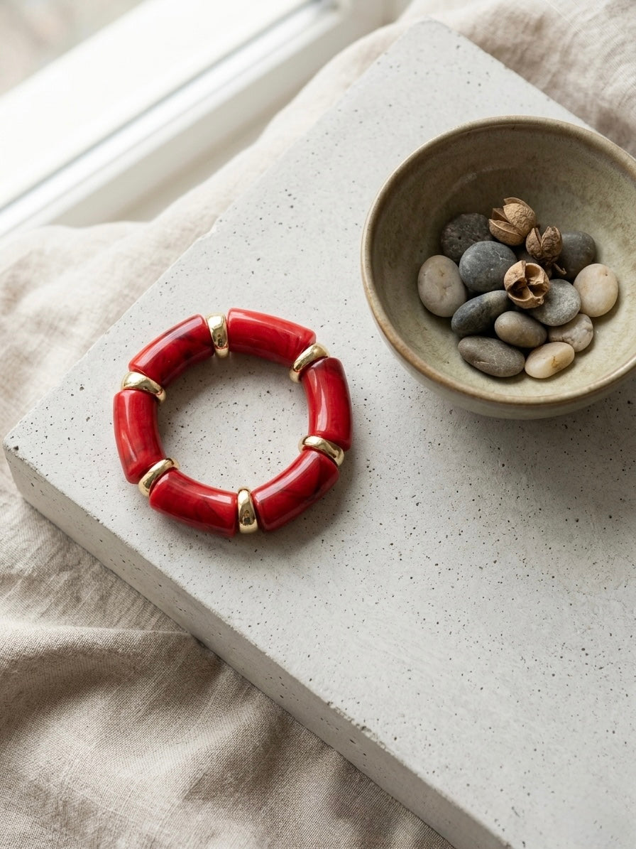 Viral Retro Acrylic Bracelet