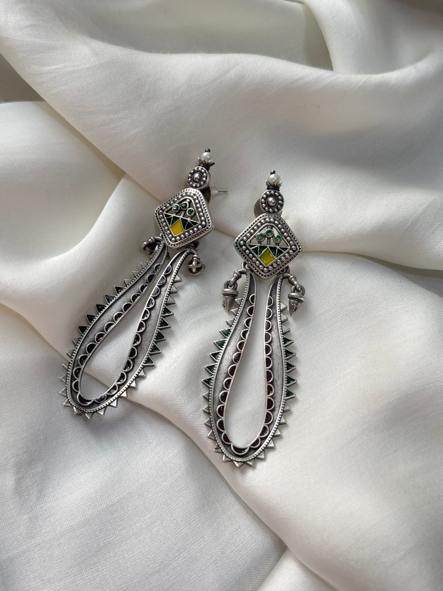 Ziva Tribal Loop Earrings