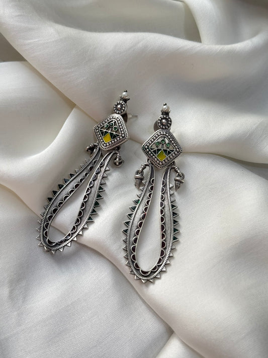 Ziva Tribal Loop Earrings
