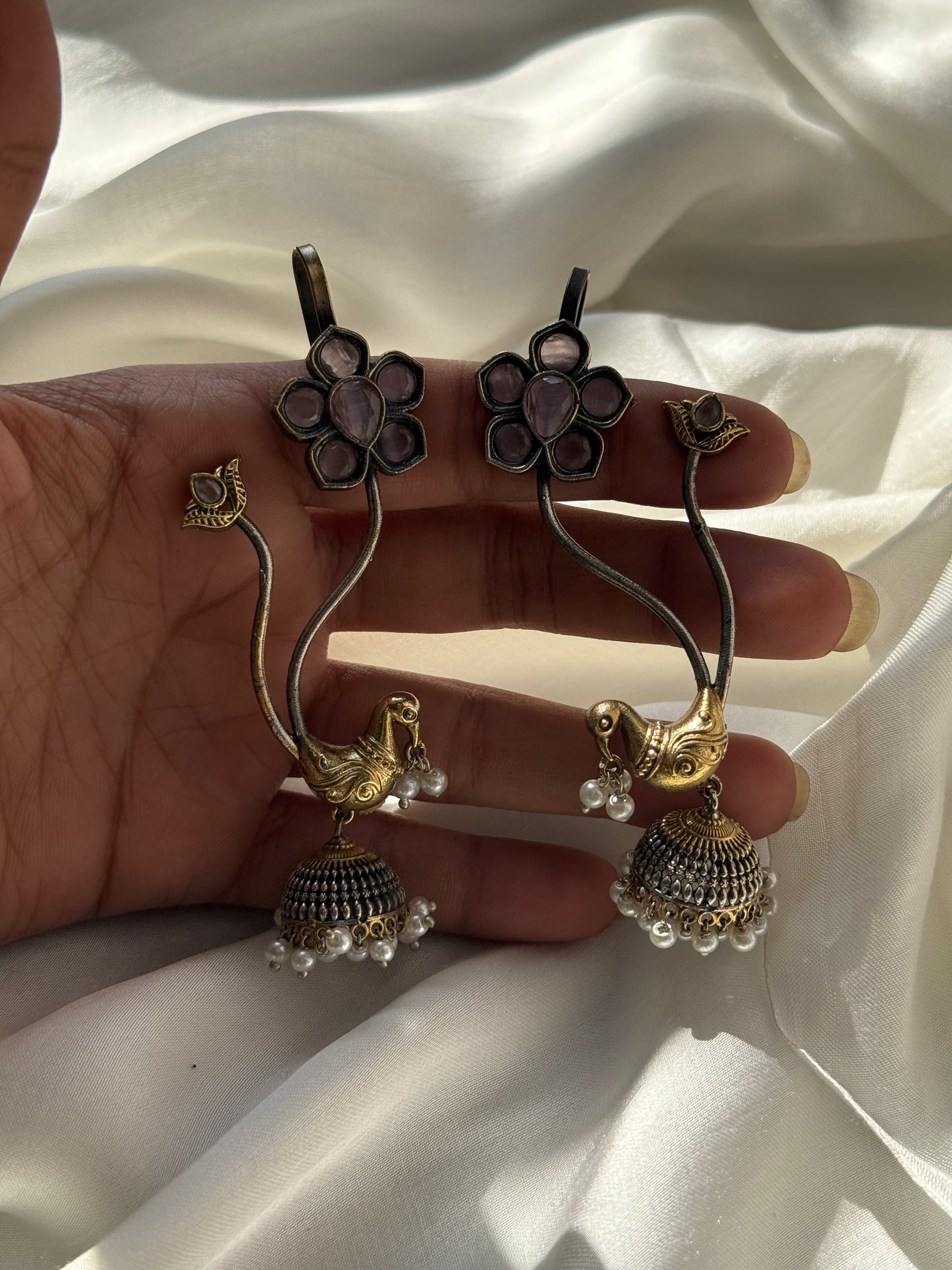 The Vrinda Garden Ear Cuffs