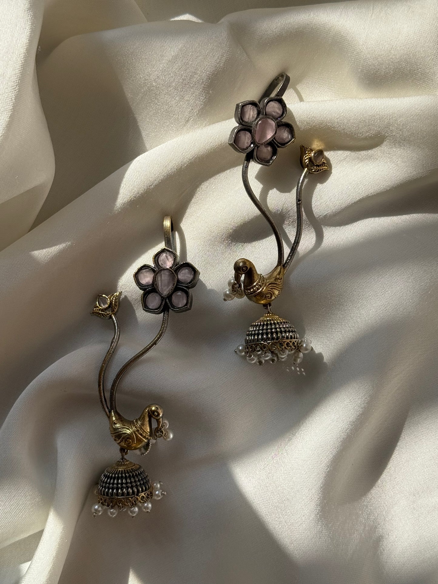 The Vrinda Garden Ear Cuffs