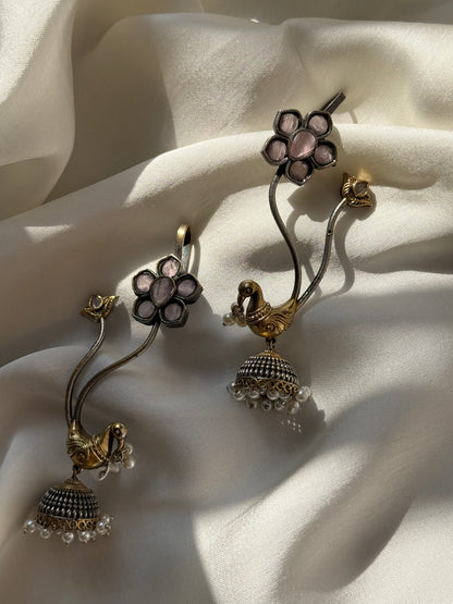 The Vrinda Garden Ear Cuffs