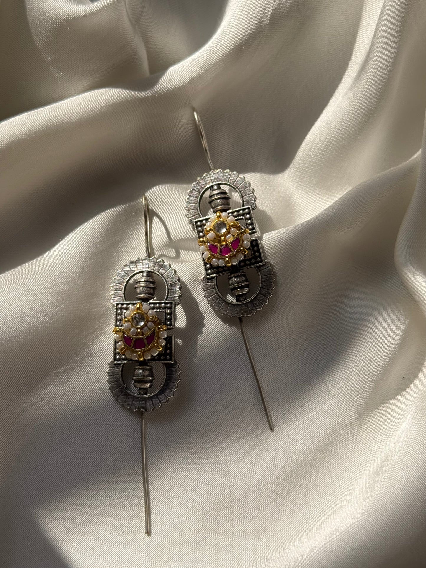 Tribal Stacked Wire Earrings