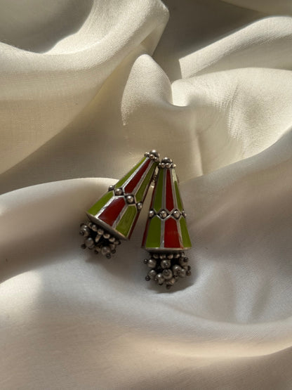 Holly Berry Geometric Cones