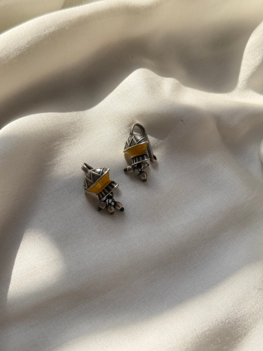 Contemporary Small Bell Earrings