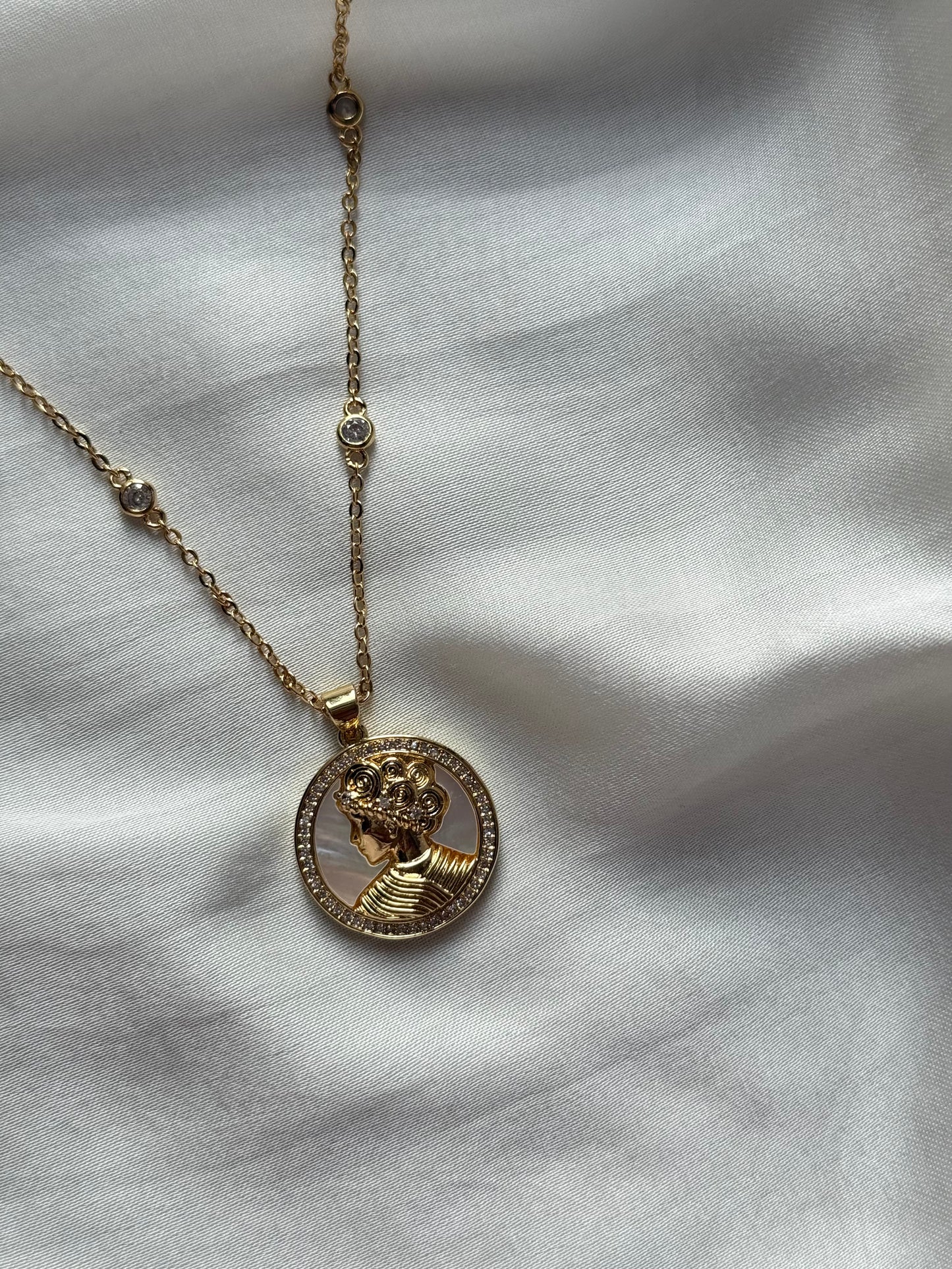 Golden Empress Coin Necklace