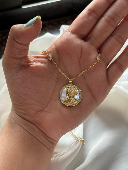 Golden Empress Coin Necklace