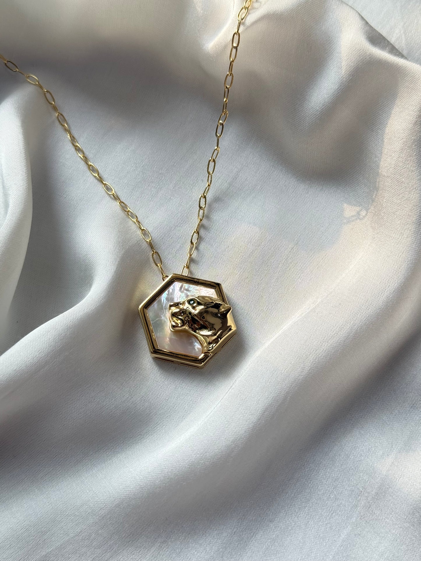 Hexagonal Power Charm Chain