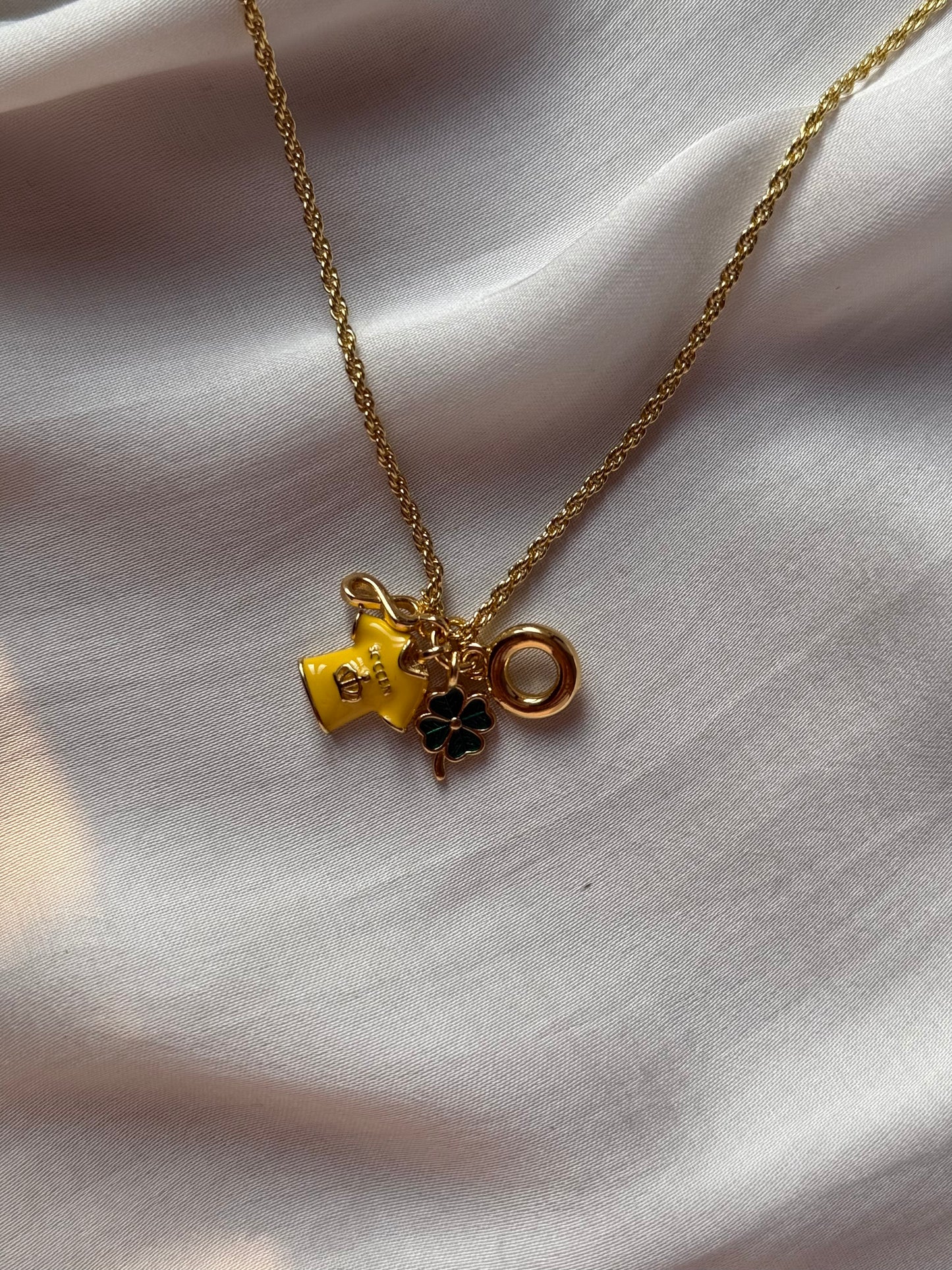 Clover and T-shirt Charm Bracelet