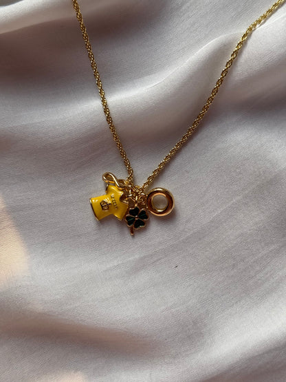 Clover and T-shirt Charm Bracelet