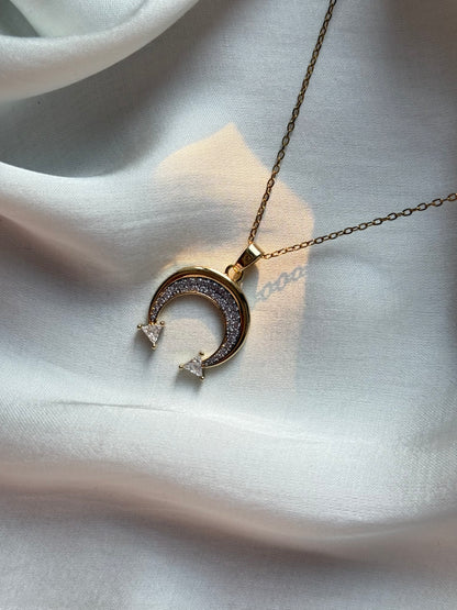 Moon Pendant Necklace