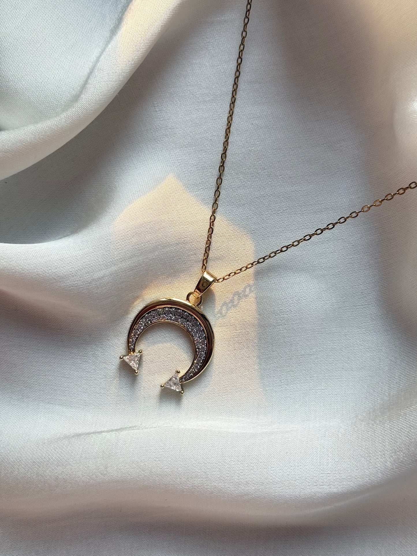 Moon Pendant Necklace