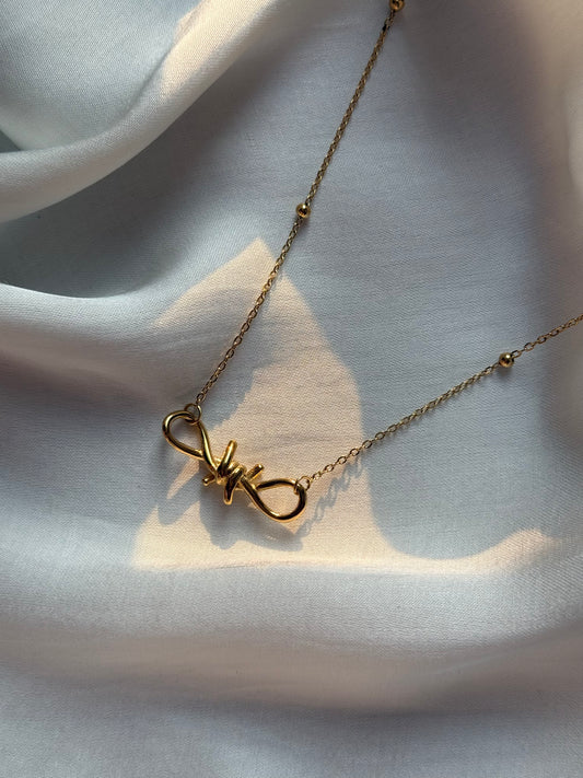 Twisted Knot Statement Pendant