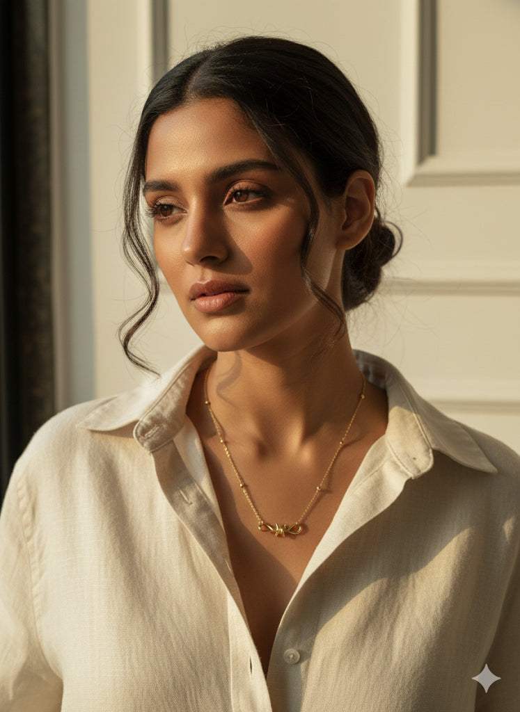 Twisted Knot Statement Pendant
