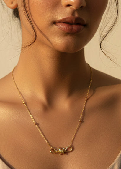 Twisted Knot Statement Pendant